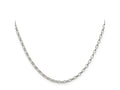 FJC Finejewelers 925 Sterling Silver Oval Fancy Rolo Chain 30 Inches x 2.5 mm