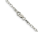 FJC Finejewelers 925 Sterling Silver 2.5mm Oval Fancy Rolo Chain Anklet 9 Inches x 2 mm