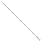 FJC Finejewelers 925 Sterling Silver Oval Fancy Rolo Bracelet Chain 8 Inches x 3.2 mm