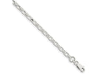 FJC Finejewelers 925 Sterling Silver Oval Fancy Rolo Bracelet Chain 7 Inches x 4.4 mm