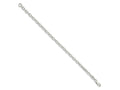 FJC Finejewelers 925 Sterling Silver Oval Fancy Rolo Bracelet Chain 8 Inches x 4.4 mm