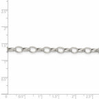 FJC Finejewelers 925 Sterling Silver Fancy Rolo Chain 18 Inches x 5 mm