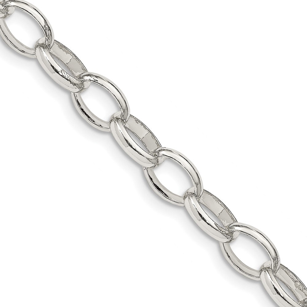 FJC Finejewelers 925 Sterling Silver Fancy Rolo Chain 20 Inches x 8 mm