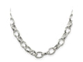 FJC Finejewelers 925 Sterling Silver Fancy Rolo Chain 24 Inches x 8 mm