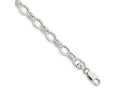 FJC Finejewelers 925 Sterling Silver Fancy Rolo Bracelet Chain 7 Inches x 8 mm