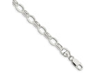 FJC Finejewelers 925 Sterling Silver Fancy Rolo Bracelet Chain 7 Inches x 8 mm