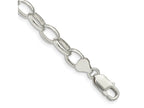 FJC Finejewelers 925 Sterling Silver Fancy Rolo Bracelet Chain 8 Inches x 8 mm