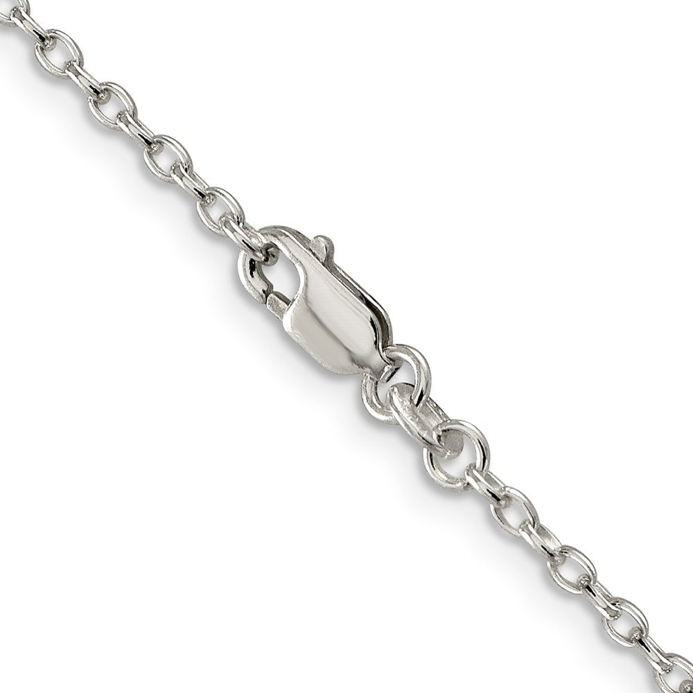 FJC Finejewelers 925 Sterling Silver Oval Cable Chain 18 Inches x 2.25 mm