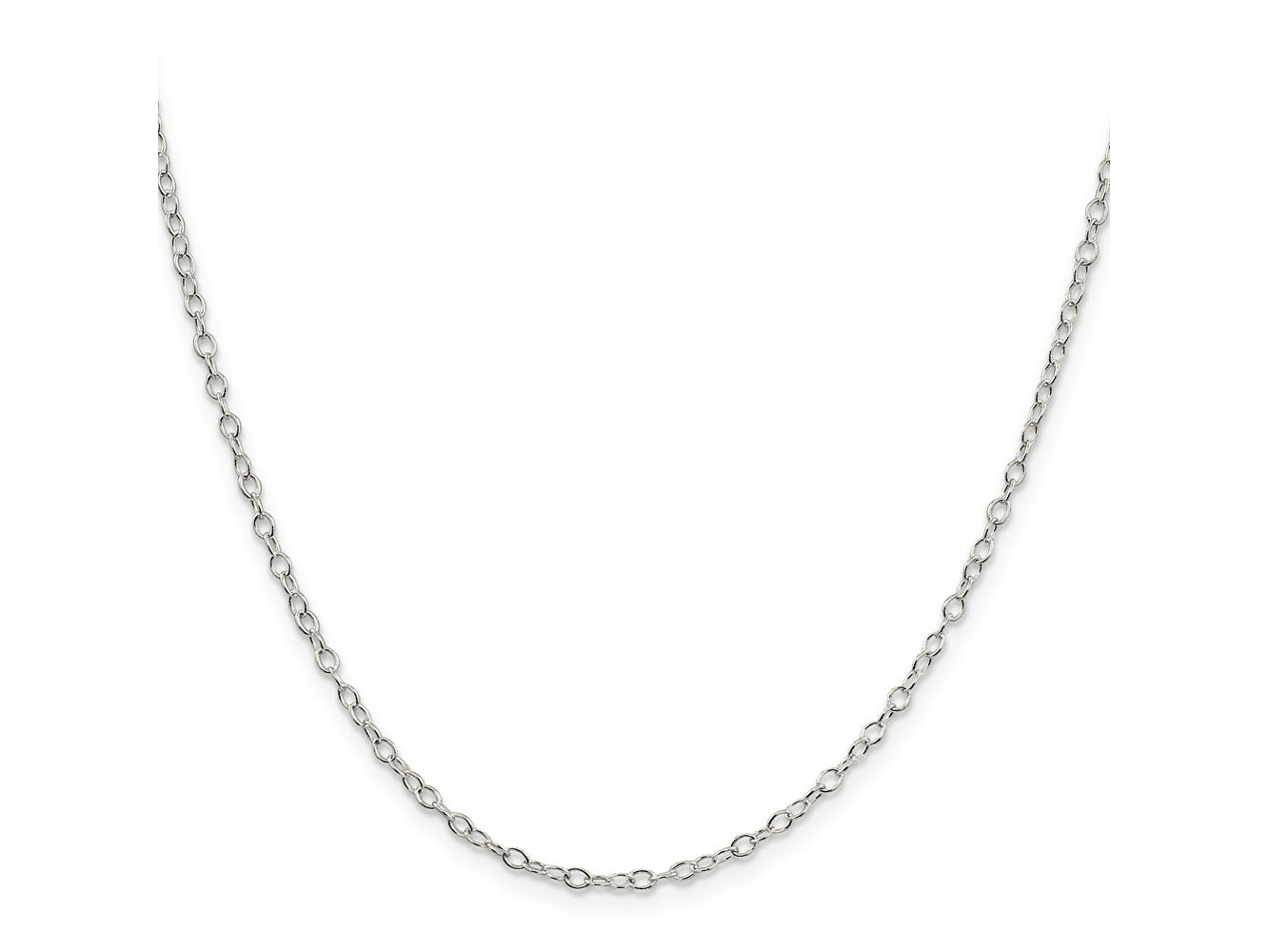 FJC Finejewelers 925 Sterling Silver Oval Cable Chain 20 Inches x 2.25 mm