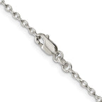 FJC Finejewelers 925 Sterling Silver Oval Cable Chain 24 Inches x 2.25 mm