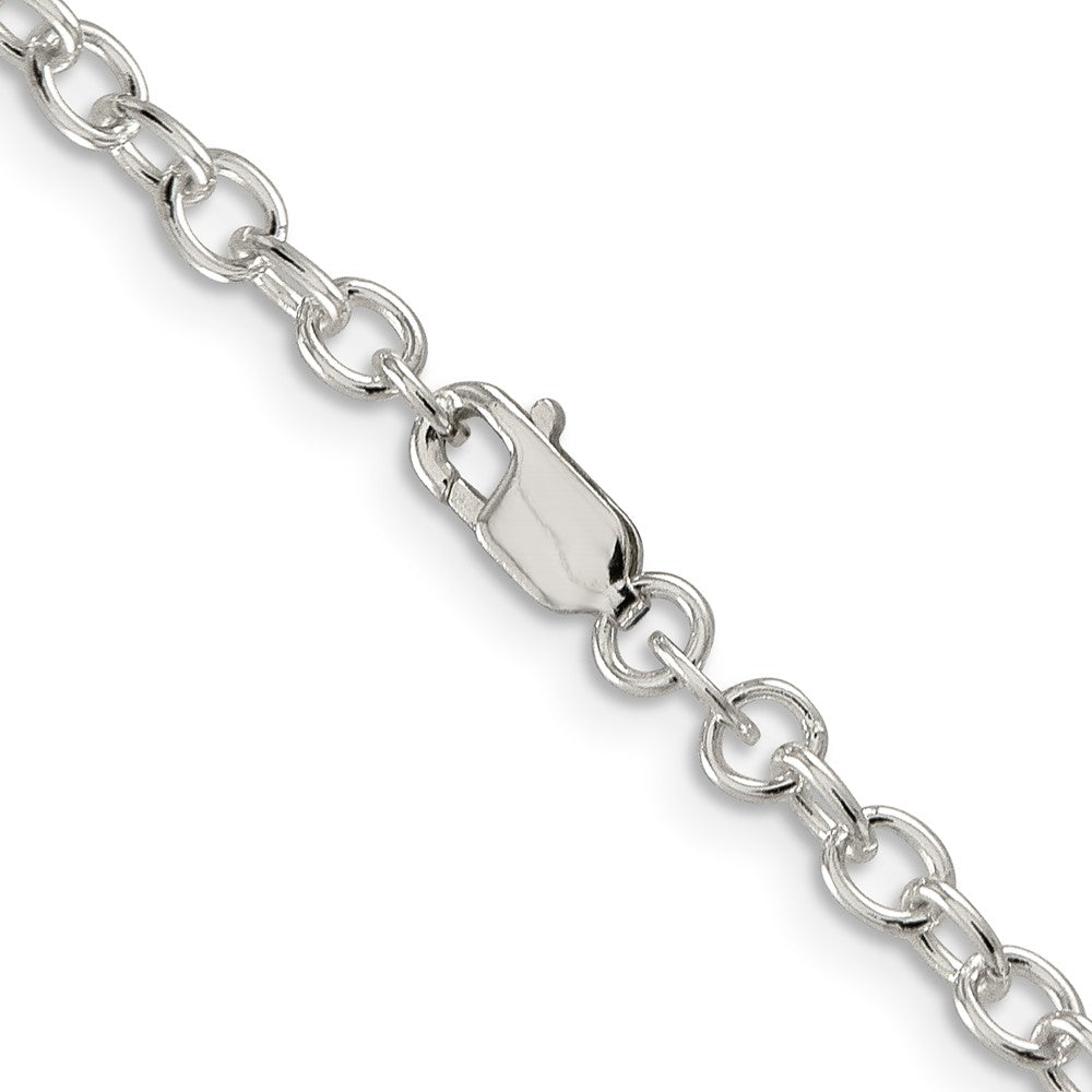 FJC Finejewelers 925 Sterling Silver Oval Cable Chain 18 Inches x 3.75 mm