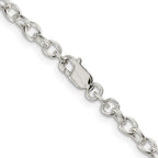 FJC Finejewelers 925 Sterling Silver Oval Cable Chain 24 Inches x 3.75 mm