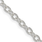 FJC Finejewelers 925 Sterling Silver Oval Cable Chain 26 Inches x 3.75 mm