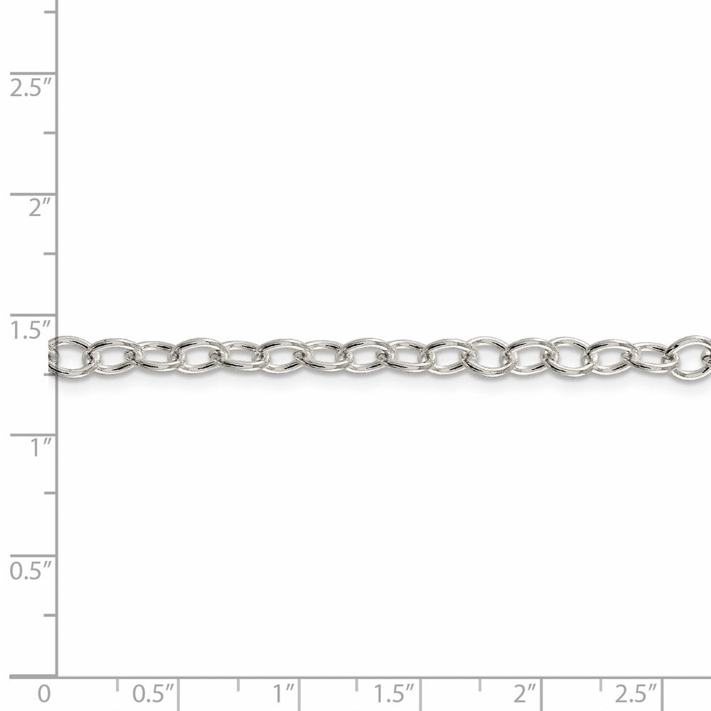 FJC Finejewelers 925 Sterling Silver Oval Cable Chain 22 Inches x 5.3 mm
