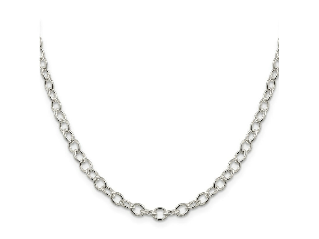 FJC Finejewelers 925 Sterling Silver Oval Cable Chain 24 Inches x 5.3 mm
