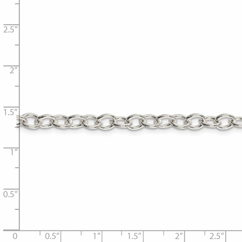 FJC Finejewelers 925 Sterling Silver Oval Cable Chain 20 Inches x 5.75 mm