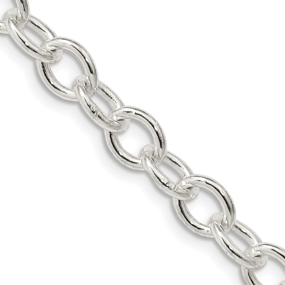 FJC Finejewelers 925 Sterling Silver Oval Cable Chain 20 Inches x 6.8 mm