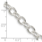FJC Finejewelers 925 Sterling Silver Oval Cable Chain 20 Inches x 6.8 mm