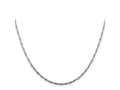 FJC Finejewelers 925 Sterling Silver Singapore Chain 14 Inches x 1.75 mm