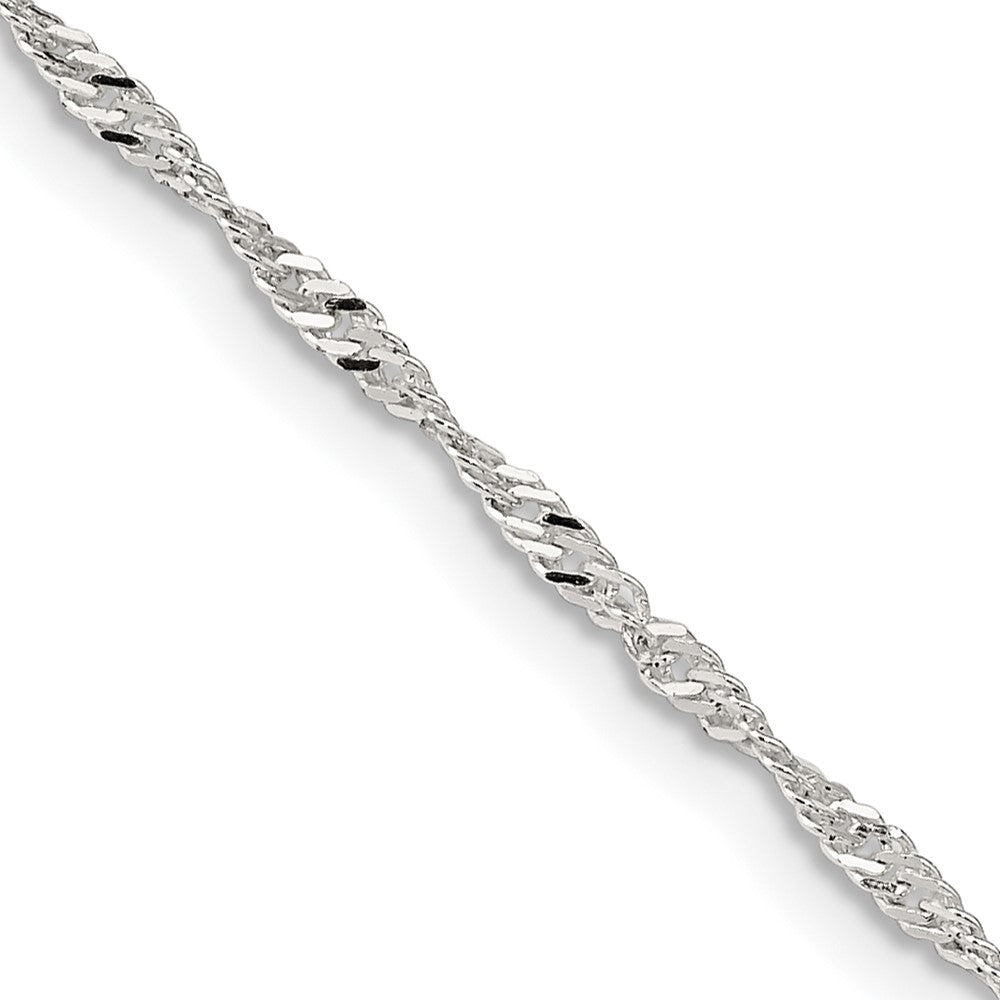 FJC Finejewelers 925 Sterling Silver Singapore Chain 30 Inches x 1.75 mm