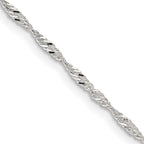 FJC Finejewelers 925 Sterling Silver Singapore Chain 30 Inches x 1.75 mm