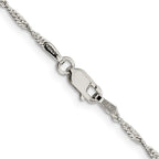 FJC Finejewelers 925 Sterling Silver Singapore Chain 30 Inches x 1.75 mm