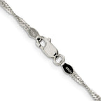 FJC Finejewelers 925 Sterling Silver Singapore Chain 20 Inches x 2 mm