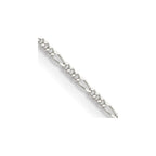 FJC Finejewelers 925 Sterling Silver 1.2mm Figaro Chain Anklet 10 Inches x 1 mm