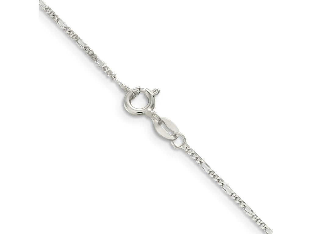 FJC Finejewelers 925 Sterling Silver 1.2mm Figaro Chain Anklet 10 Inches x 1 mm