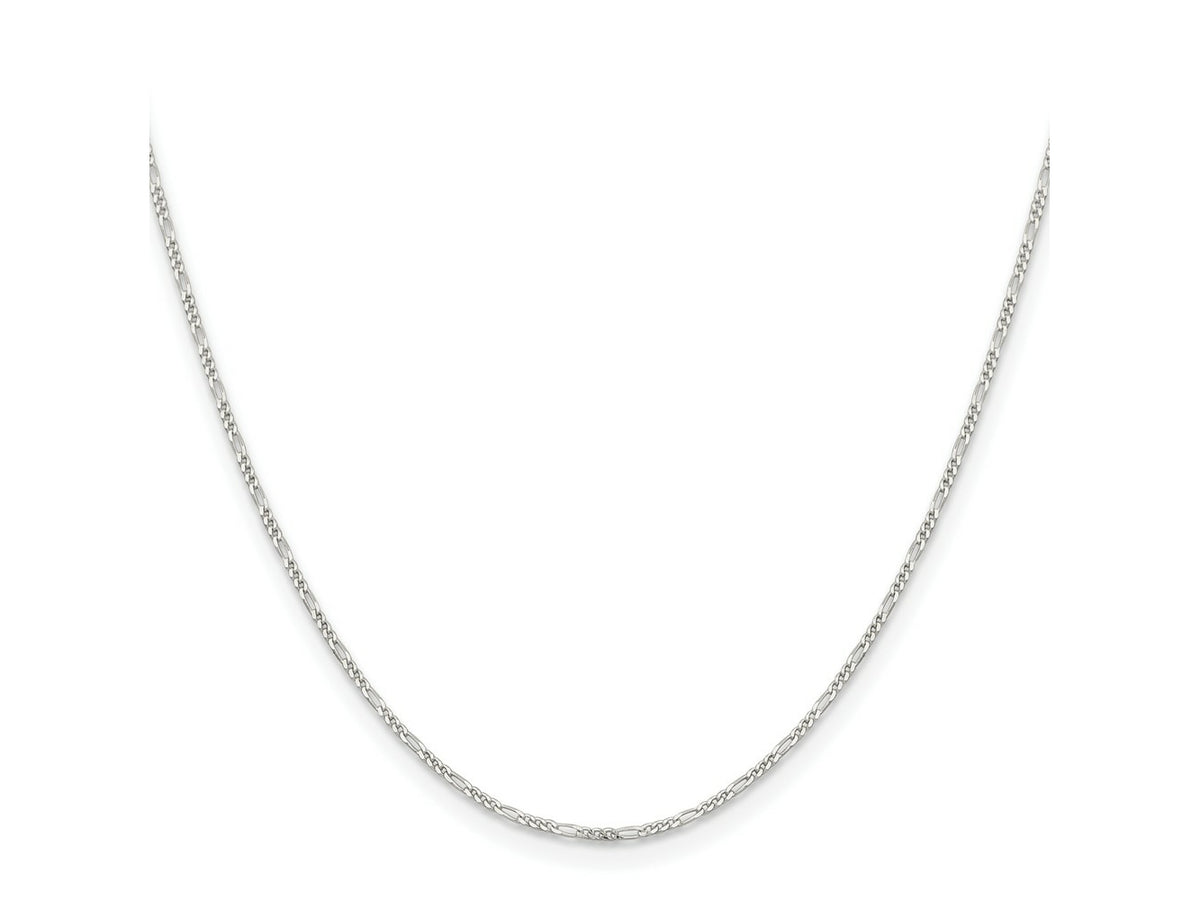 FJC Finejewelers 925 Sterling Silver Figaro Chain 16 Inches x 1.2 mm