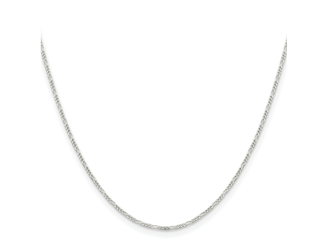 FJC Finejewelers 925 Sterling Silver Figaro Chain 20 Inches x 1.2 mm
