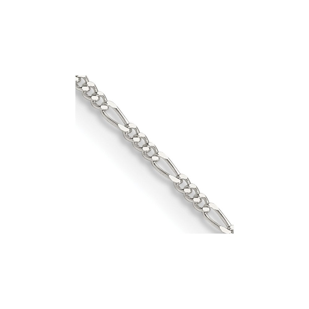 FJC Finejewelers 925 Sterling Silver Figaro Chain 24 Inches x 1.2 mm