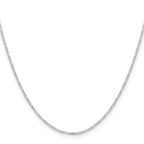 FJC Finejewelers 925 Sterling Silver 1.2mm Figaro Chain Anklet 9 Inches x 1 mm