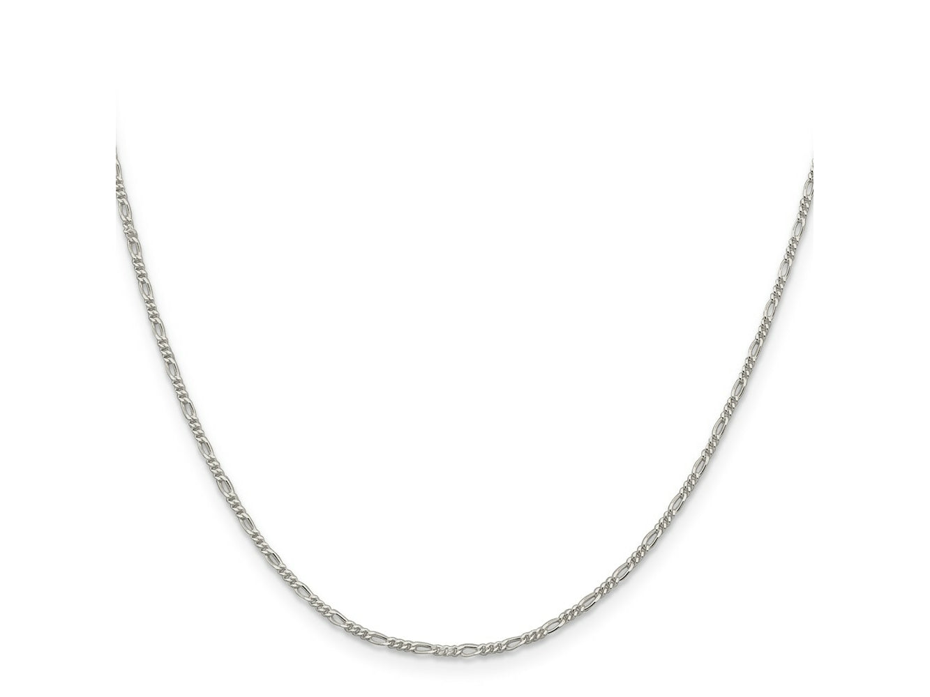 FJC Finejewelers 925 Sterling Silver Figaro Chain 20 Inches x 1.4 mm