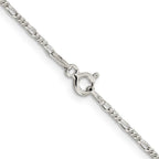 FJC Finejewelers 925 Sterling Silver Figaro Chain 24 Inches x 1.4 mm