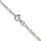 FJC Finejewelers 925 Sterling Silver Figaro Chain 20 Inches x 1.75 mm