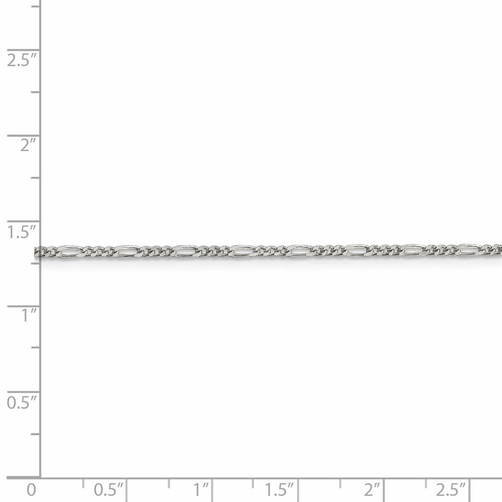 FJC Finejewelers 925 Sterling Silver Figaro Chain 22 Inches x 1.75 mm