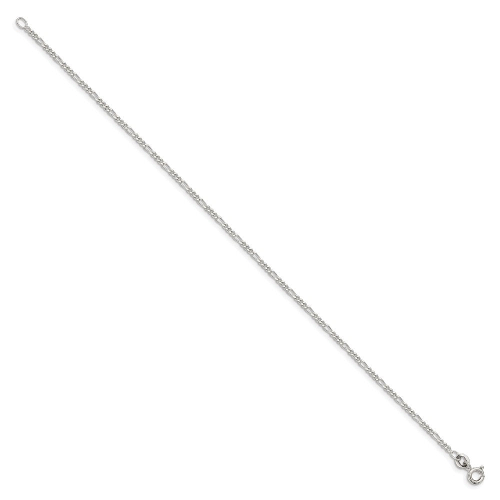FJC Finejewelers 925 Sterling Silver Figaro Bracelet Chain 8 Inches x 1.75 mm