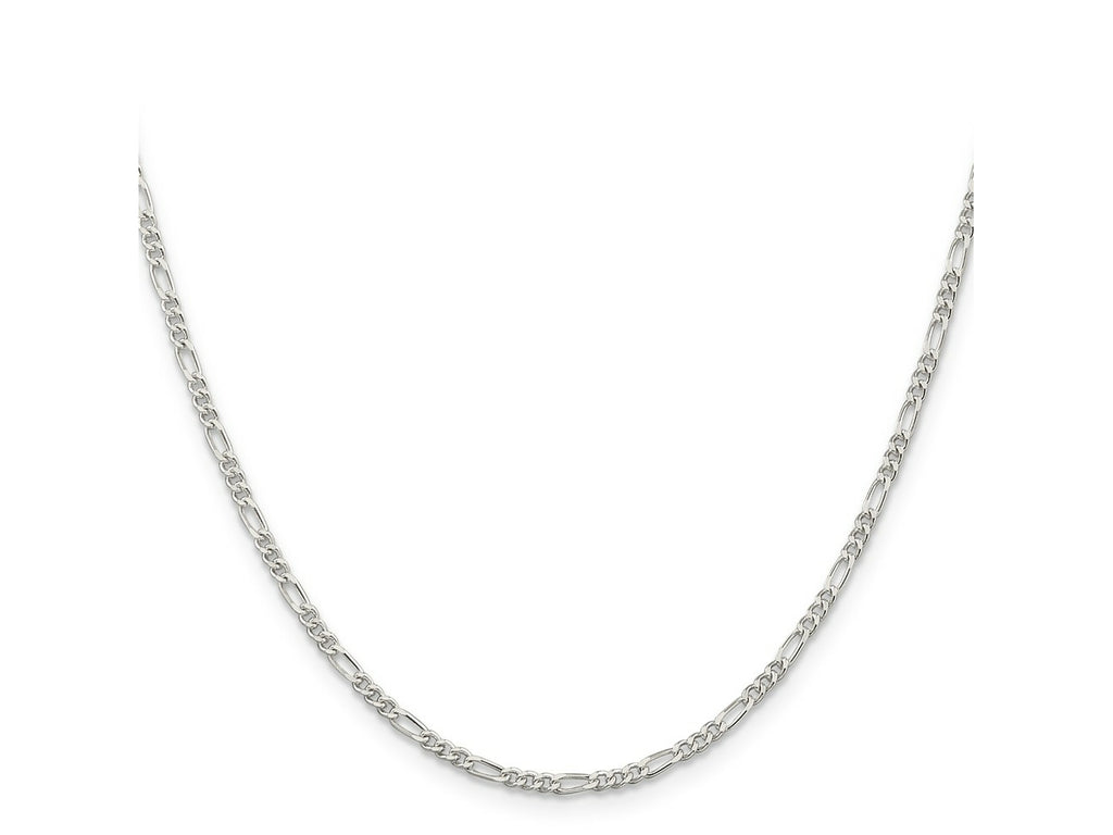 FJC Finejewelers 925 Sterling Silver Figaro Chain 16 Inches x 2.25 mm