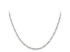 FJC Finejewelers 925 Sterling Silver Figaro Chain 16 Inches x 2.25 mm