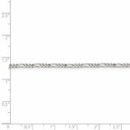FJC Finejewelers 925 Sterling Silver Figaro Chain 18 Inches x 2.25 mm