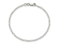 FJC Finejewelers 925 Sterling Silver Figaro Bracelet Chain 7 Inches x 2.25 mm