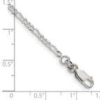 FJC Finejewelers 925 Sterling Silver Figaro Bracelet Chain 8 Inches x 2.25 mm
