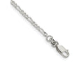 FJC Finejewelers 925 Sterling Silver Figaro Bracelet Chain 8 Inches x 2.25 mm