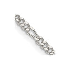 FJC Finejewelers 925 Sterling Silver Figaro Chain 14 Inches x 2.5 mm