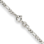 FJC Finejewelers 925 Sterling Silver Figaro Bracelet Chain 6 Inches x 2.5 mm