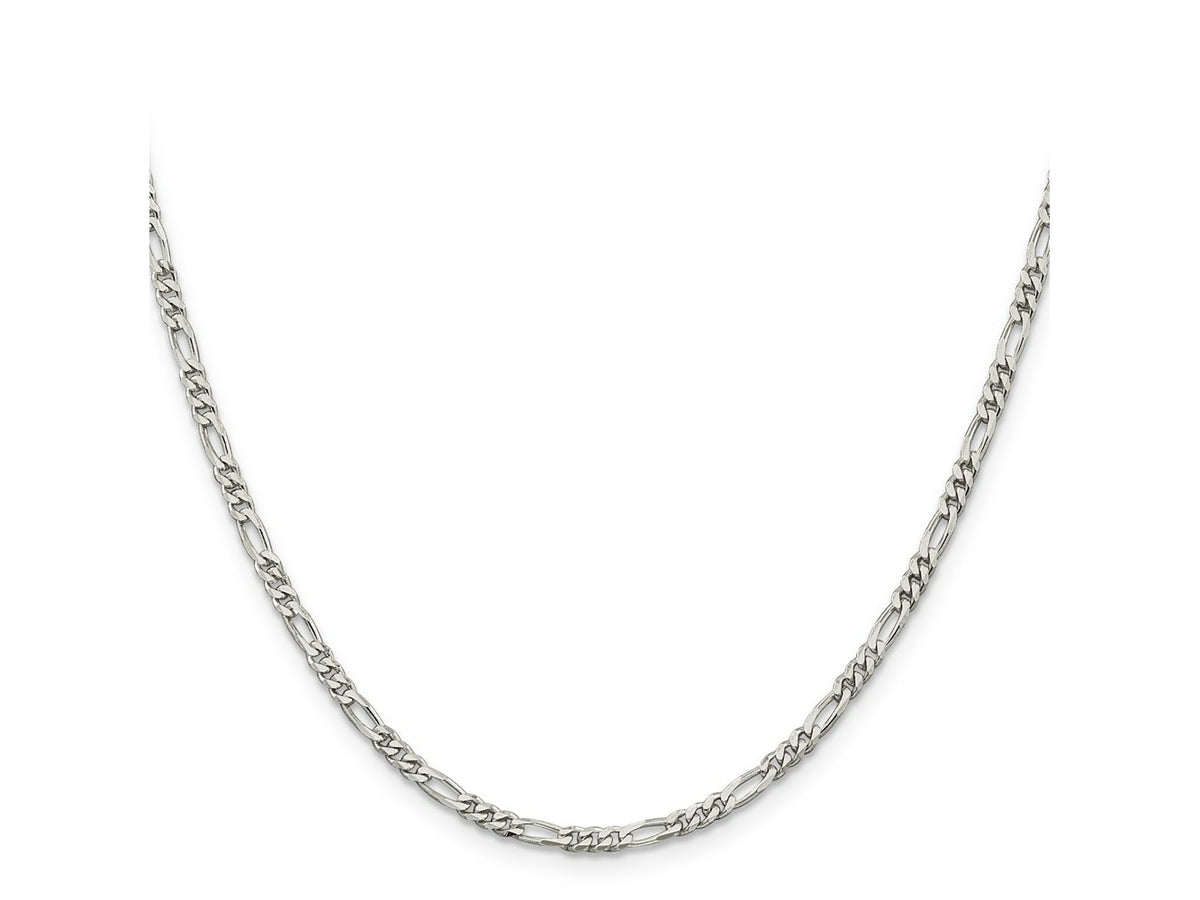 FJC Finejewelers 925 Sterling Silver Figaro Chain 16 Inches x 2.85 mm