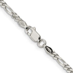 FJC Finejewelers 925 Sterling Silver Figaro Chain 20 Inches x 2.85 mm