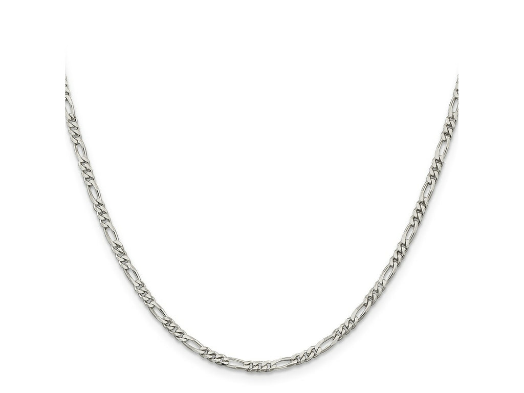 FJC Finejewelers 925 Sterling Silver Figaro Chain 20 Inches x 2.85 mm