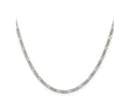 FJC Finejewelers 925 Sterling Silver Figaro Chain 20 Inches x 2.85 mm